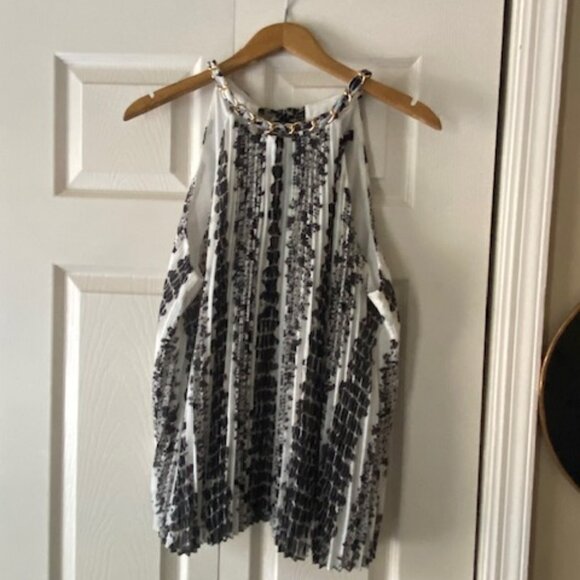 WHBM Shoulderless Blouse, Sz 12 - Picture 1 of 4